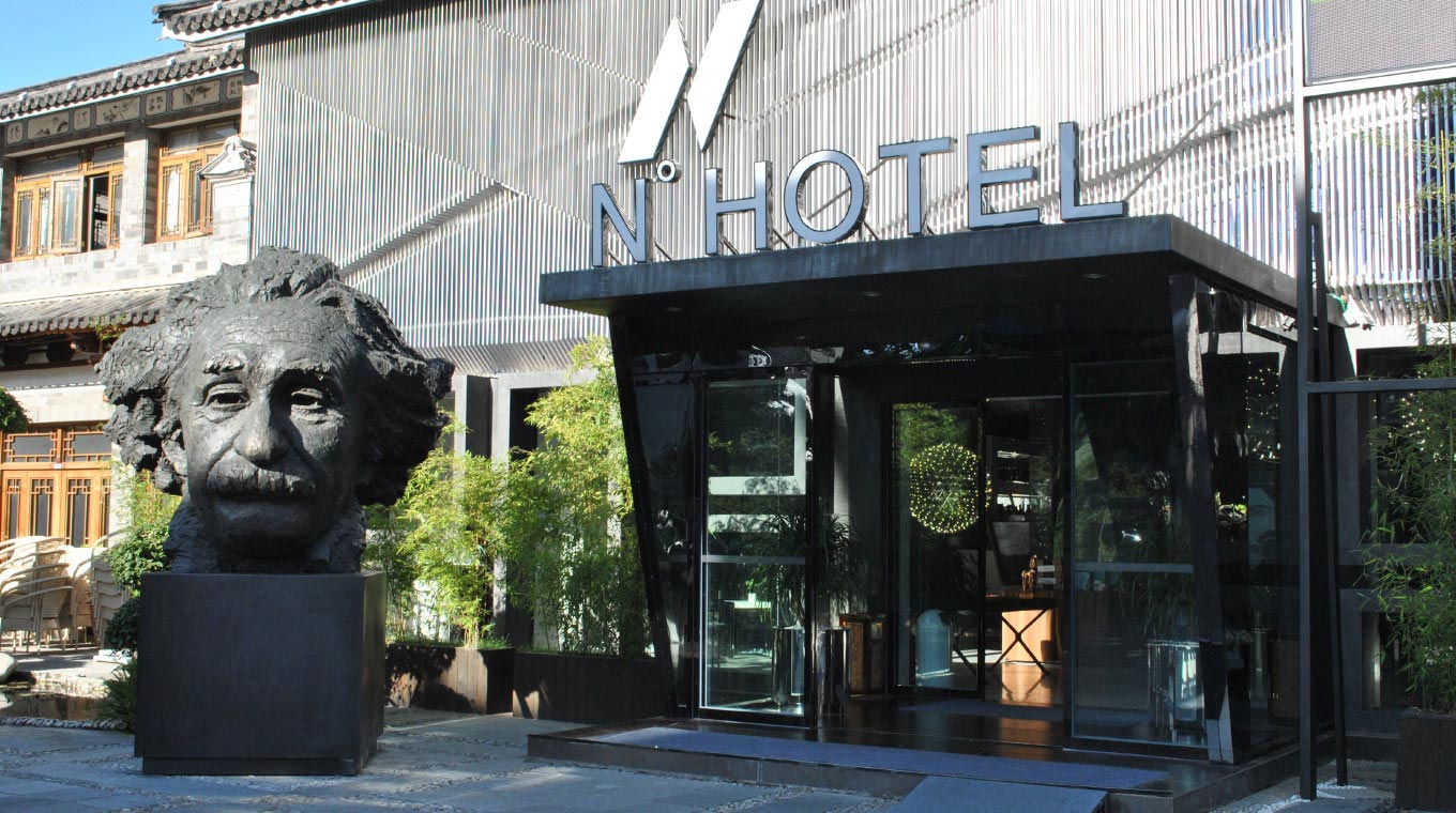 大理N度酒店藝術(shù)涂料工程案例